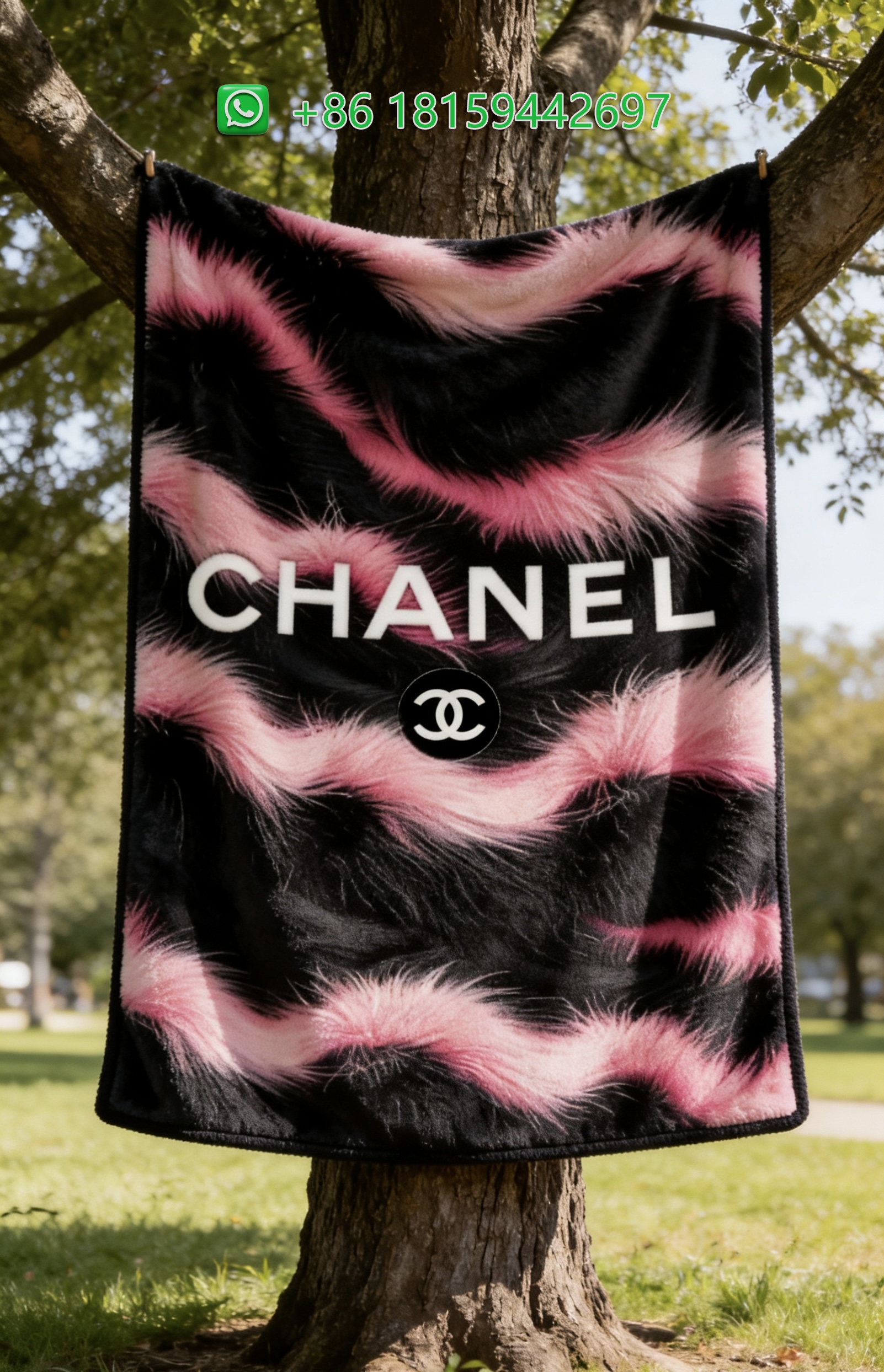 Chanel Throw Blankets